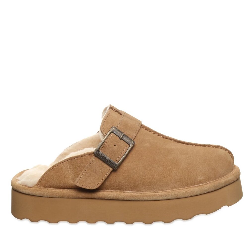BearPaw Tan Ankle Booties